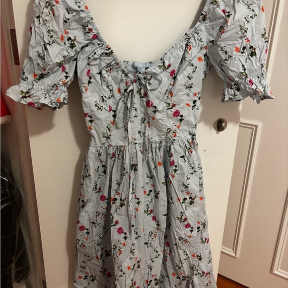 Hill House Ophelia Blue Floral Dress - Picture 6 of 6